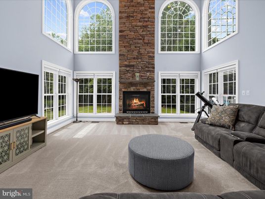 Fireplace, Interior, Living room, Stone Walls