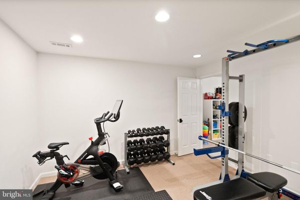 Fitness Equipment, Interior, Recessed Lighting