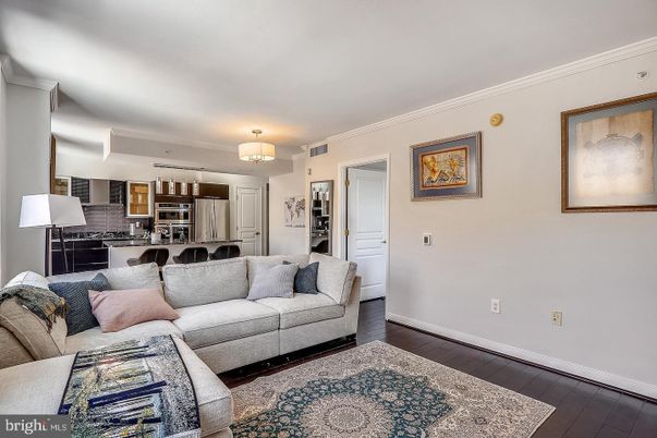 Interior, Kitchen, Living room, Stainless Steel Appliances, Wood Texture Flooring