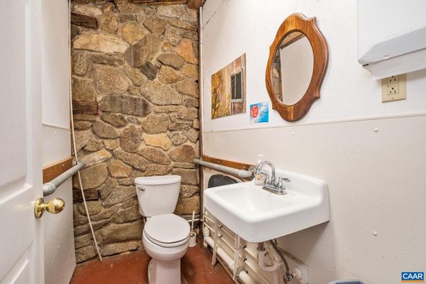 Bathroom, Interior, Stone Walls