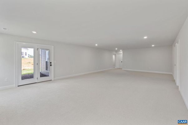 Empty room, Interior, Recessed Lighting