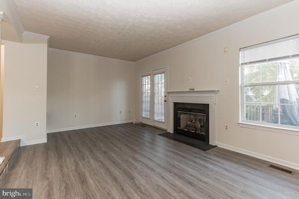 Empty room, Fireplace, Interior, Wood Texture Flooring