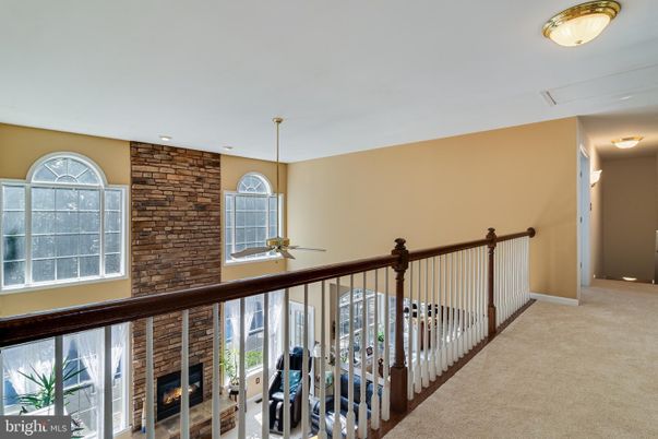 Fireplace, Interior, Recessed Lighting, Stone Walls