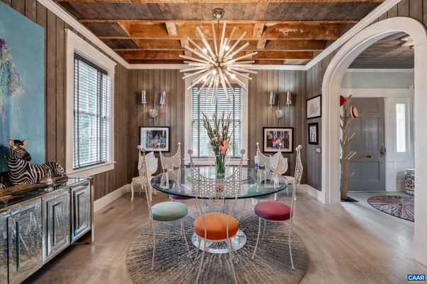 Dining room, Interior, Wooden Beams, Wooden Ceilings, Wood Texture Flooring, Wooden Walls