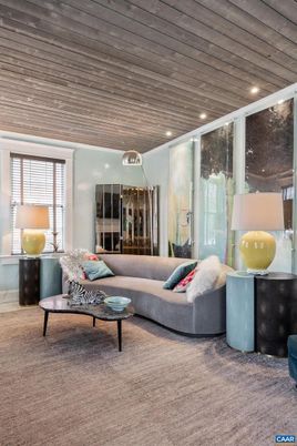 Interior, Living room, Recessed Lighting, Wooden Ceilings