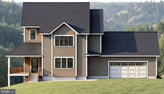Attached, Exterior, Facade, Modern