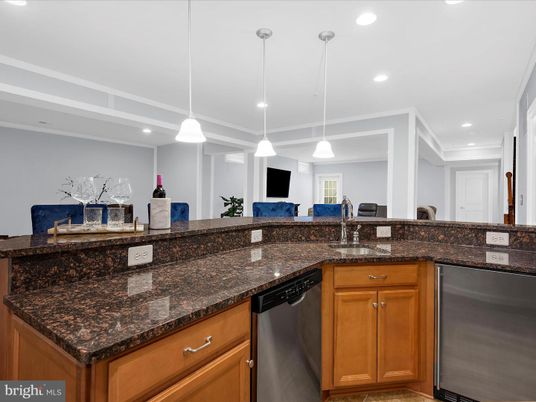 Interior, Kitchen, Pendant Lights, Recessed Lighting