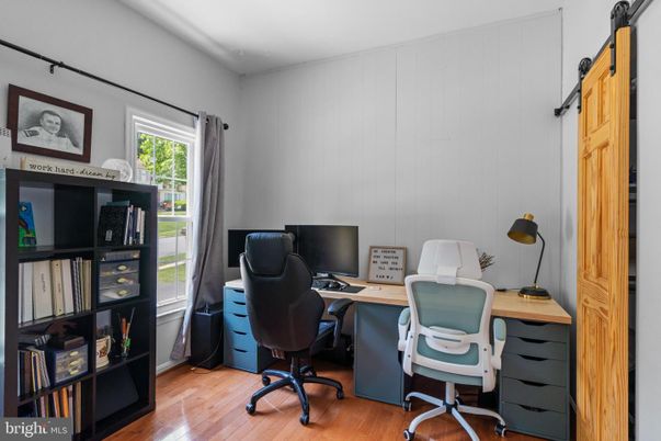 Home Office, Interior, Wood Texture Flooring