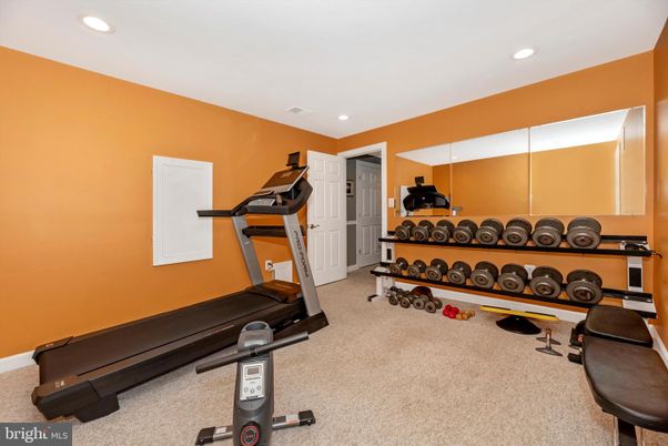 Fitness Equipment, Interior, Recessed Lighting