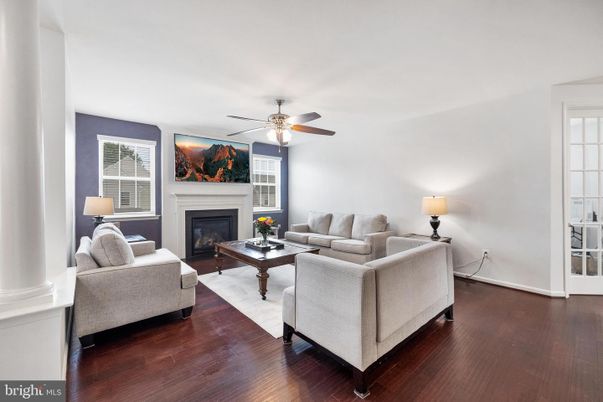Fireplace, Interior, Living room, Wood Texture Flooring