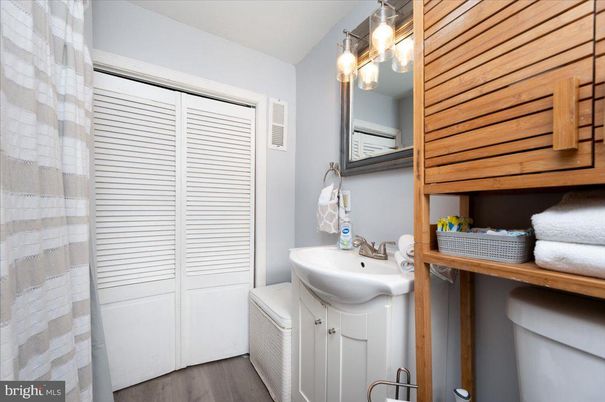 Bathroom, Interior, Wood Texture Flooring