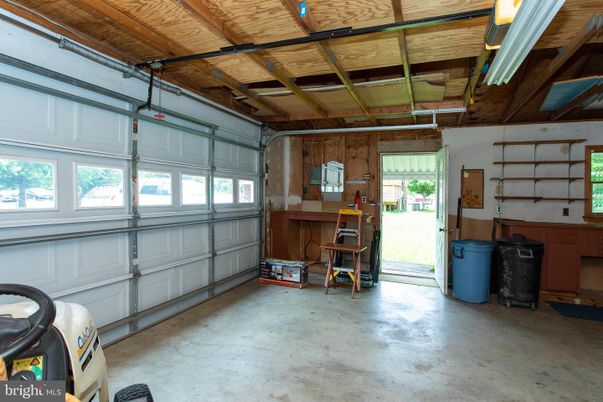 Garage, Interior, Wooden Beams, Wooden Ceilings, Wooden Walls
