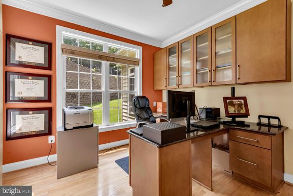 Home Office, Interior, Wood Texture Flooring