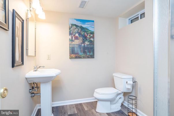 Bathroom, Interior, Wood Texture Flooring