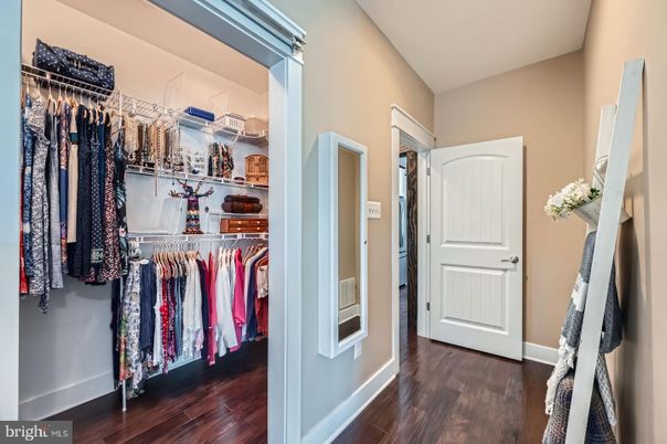 Interior, Walk-in Closets, Wood Texture Flooring