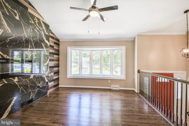 Interior, Marble Walls, Pendant Lights, Wood Texture Flooring