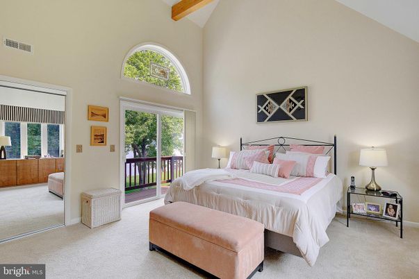 Bedroom, Interior, Wooden Beams