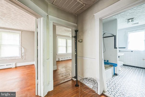 Bathroom, Interior, Wood Texture Flooring