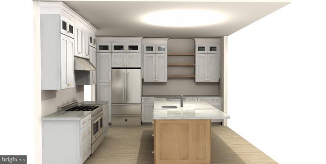Interior, Kitchen, Wood Texture Flooring