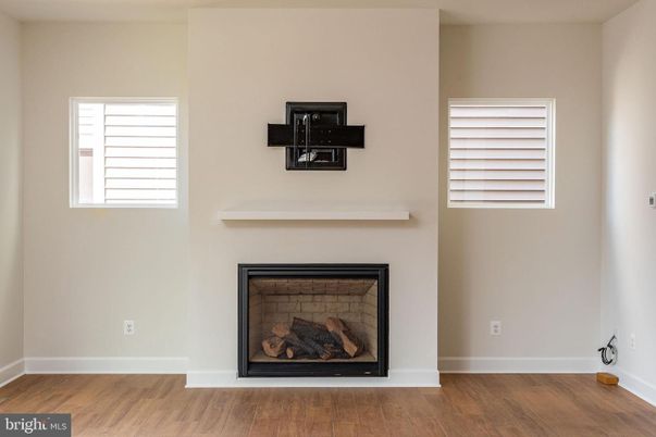 Fireplace, Interior, Wood Texture Flooring