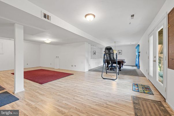 Fitness Equipment, Interior, Wood Texture Flooring