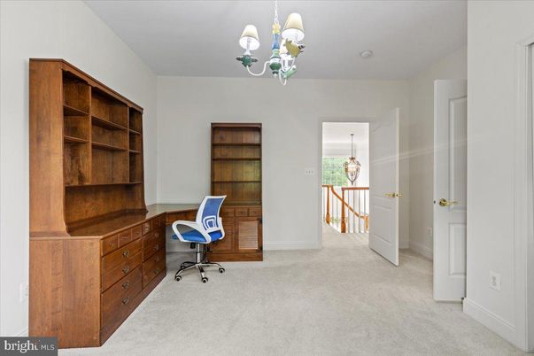 Chandelier, Home Office, Interior