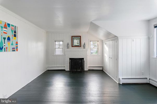 Empty room, Fireplace, Interior, Wood Texture Flooring