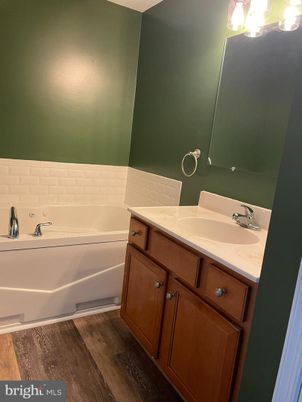 Bathroom, Interior, Wood Texture Flooring