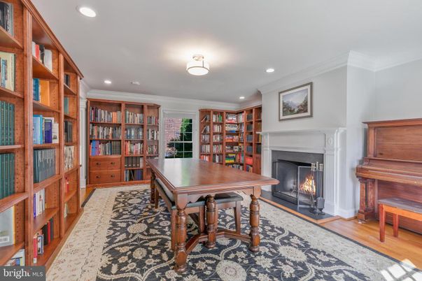 Fireplace, Interior, Piano, Recessed Lighting, Wood Texture Flooring