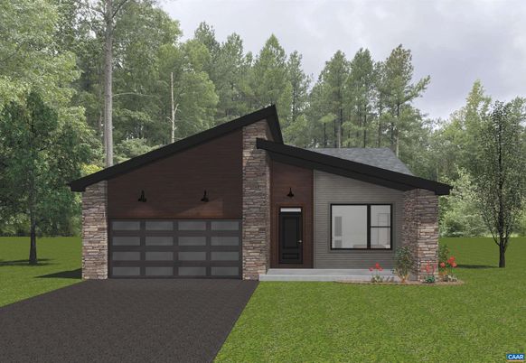 Attached, Backyard, Exterior, Facade, Modern