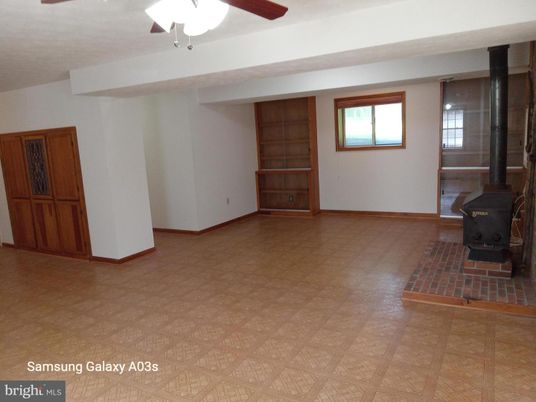 Empty room, Fireplace, Interior