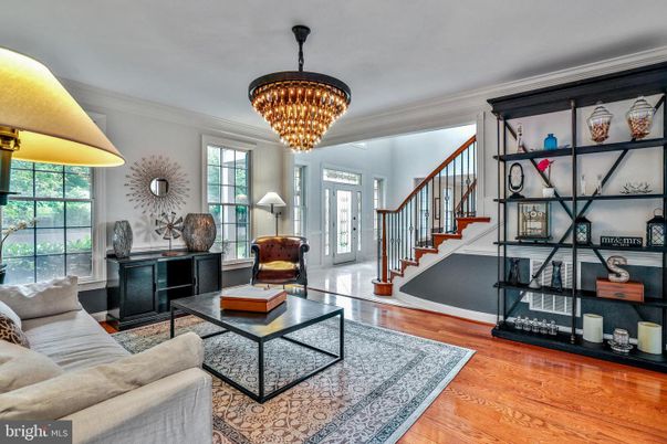 Chandelier, Interior, Living room, Wood Texture Flooring