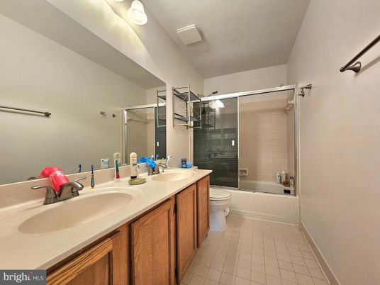 Bathroom, Dual Sink Vanities, Glass Shower, Interior