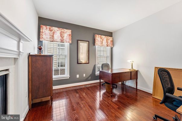Home Office, Interior, Wood Texture Flooring