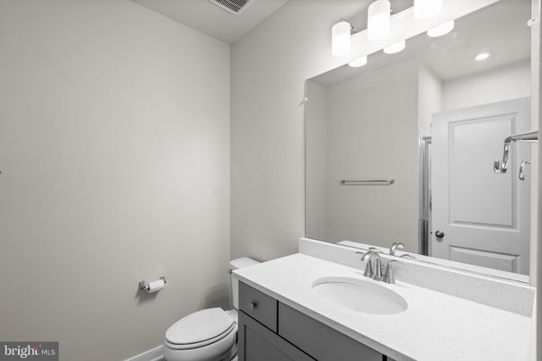 Bathroom, Interior, Recessed Lighting