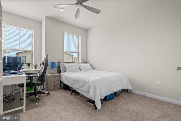 Bedroom, Home Office, Interior, Recessed Lighting