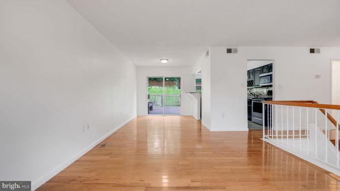 Empty room, Interior, Kitchen, Wood Texture Flooring