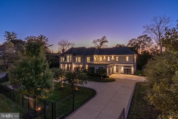 Attached, Backyard, Exterior, Facade, Solar Panels, French Provincial