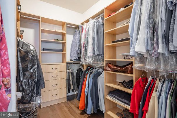 Interior, Walk-in Closets, Wood Texture Flooring
