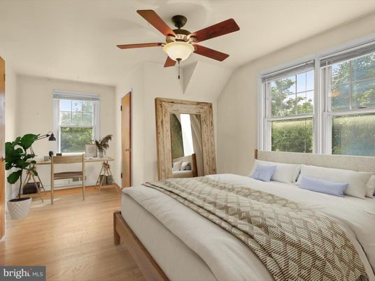 Bedroom, Home Office, Interior, Wood Texture Flooring
