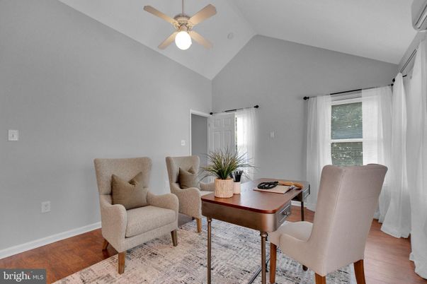 Home Office, Interior, Wood Texture Flooring