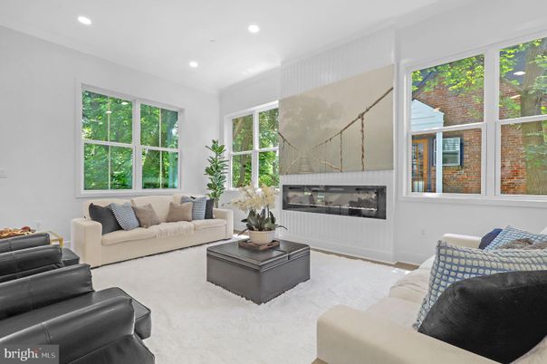 Fireplace, Interior, Living room, Recessed Lighting