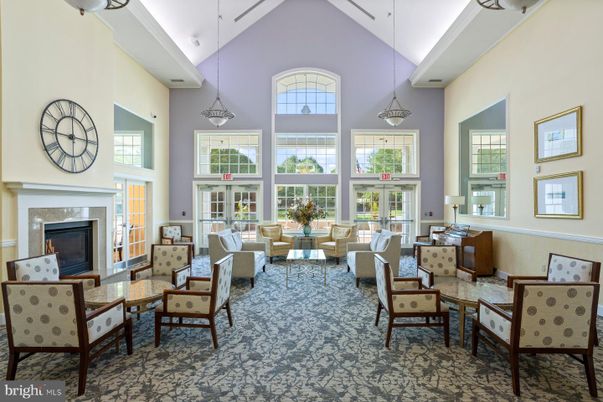 Dining room, Fireplace, Interior, Living room, Pendant Lights