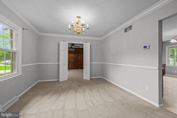 Chandelier, Empty room, Interior, Marble