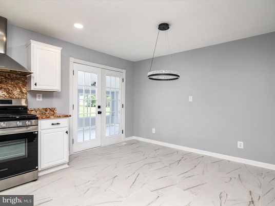 Interior, Kitchen, Marble, Pendant Lights, Recessed Lighting