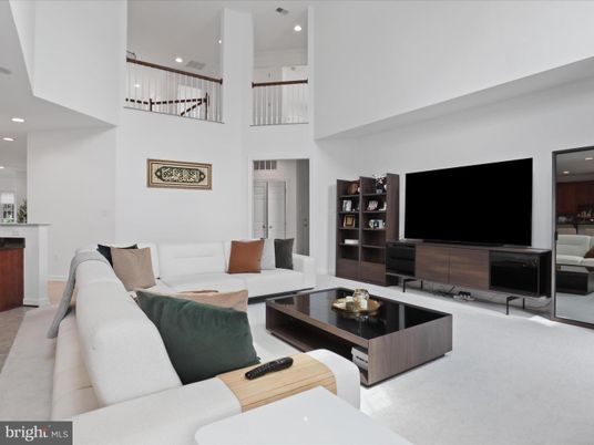 Interior, Living room, Recessed Lighting