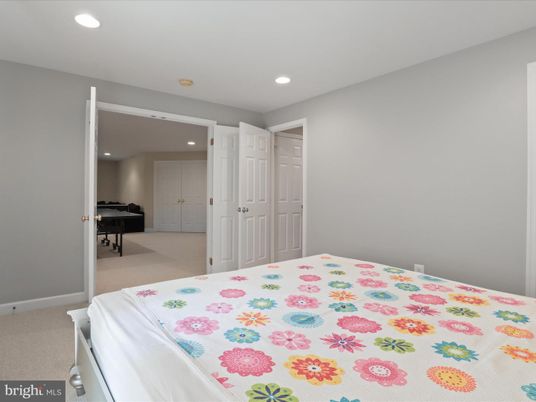 Bedroom, Interior, Recessed Lighting