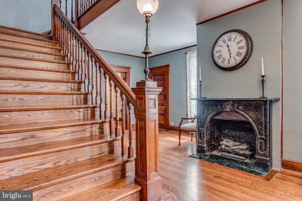 Fireplace, Interior, Wood Texture Flooring