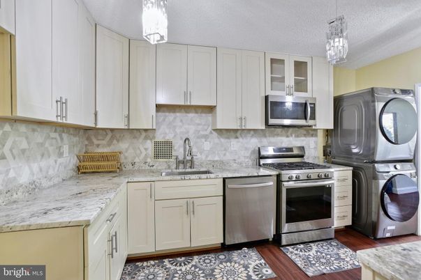 Interior, Kitchen, Pendant Lights, Stainless Steel Appliances, Wood Texture Flooring