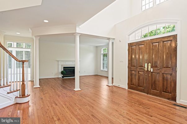 Fireplace, Interior, Recessed Lighting, Wood Texture Flooring